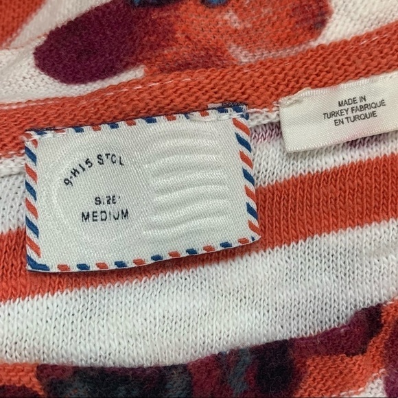 Anthropologie Postmark | striped tied waist top - Picture 6 of 10